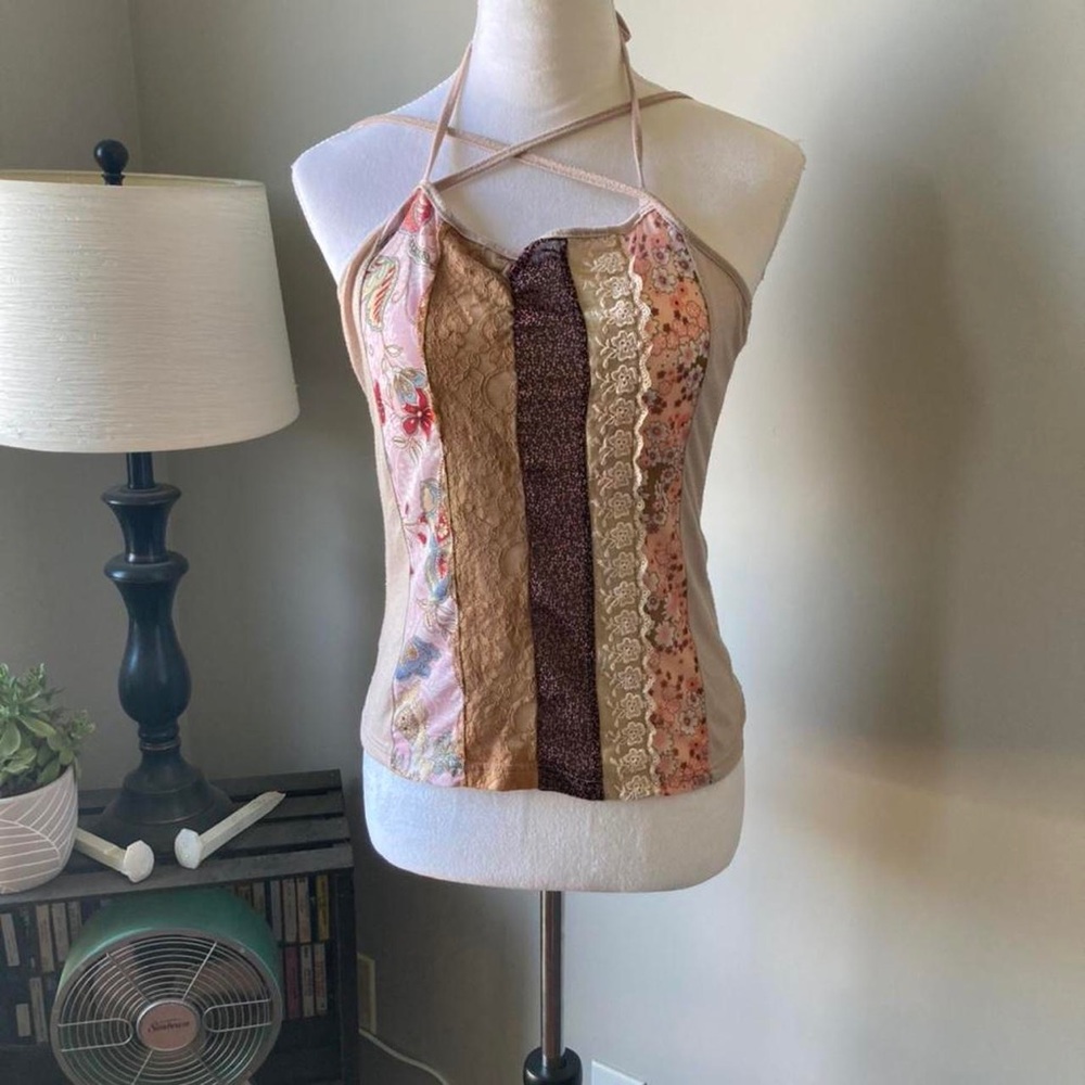Fairycore patchwork tank top